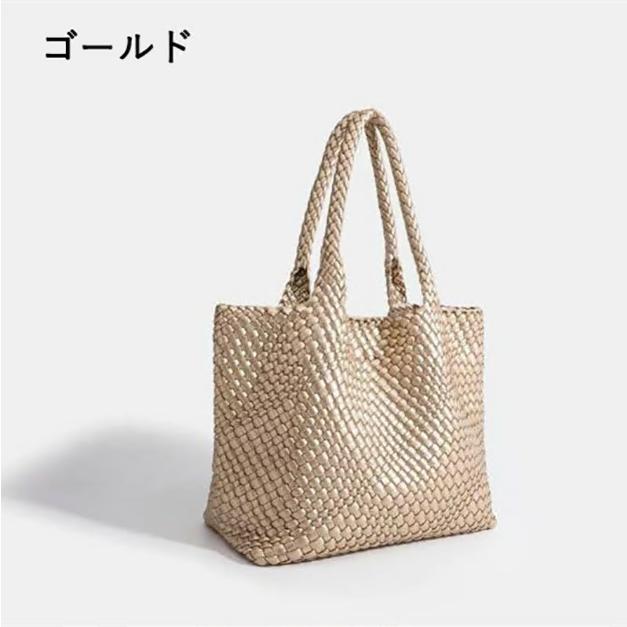 編み込みトートバッグ メッシュトートバッグ トートバッグ レディース