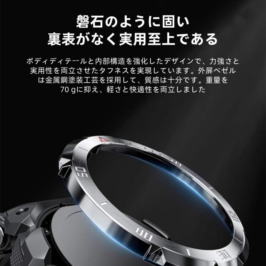 【TWS BLEヘッドセット】スマートウォッチ 日本製センサー 通話機能 血圧 血中酸素 心拍数 健康測定メンズ レディース 大画面 高精度 検測 防水 敬老の日 日本語_7