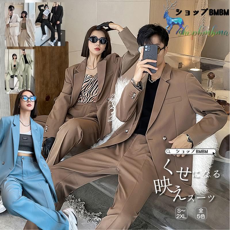 セットアップ メンズ 韓国 ファッション カジュアルスーツ 長袖 男女 シェア服 メンズ レディース ユニセックス ゆったり 春 秋 衣装 カジュアル 大きいサイズ Wan102 ショップbmbm 通販 Yahoo ショッピング