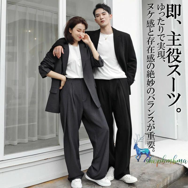 カジュアルスーツ メンズ セットアップ メンズ ゆったり 長袖 上下セット テーラード 韓国 ファッション 秋冬 冬 春 衣装 モード系 パーティー カジュアル Wan155 ショップbmbm 通販 Yahoo ショッピング