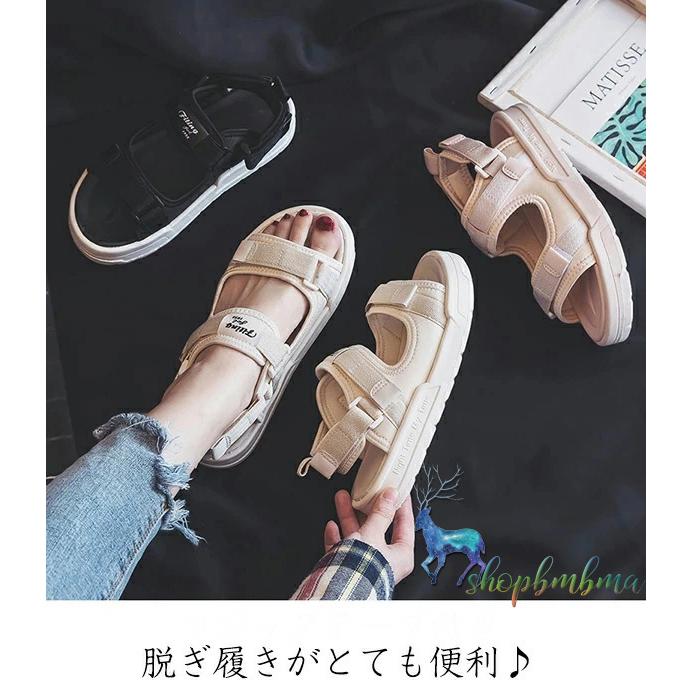 スポーツサンダル レディース ぺたんサンダル 超軽量 サンダル 歩きやすい 疲れない 通気性 快適な履き心地 美脚 カジュアル かわいい おしゃれ 大人気 Wan513 ショップbmbm 通販 Yahoo ショッピング