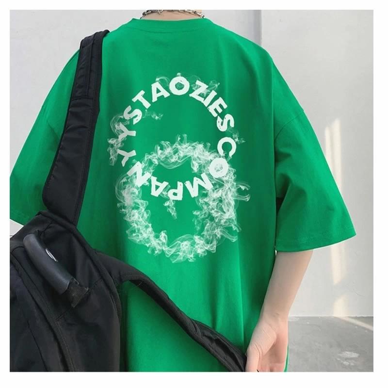 tシャツ メンズ ビッグシルエット バックプリント Tシャツ 韓国 ファッション ゆったり ティーシャツ ドロップショルダー シェア服 男女兼用 春夏 夏 衣装｜shopbmbma｜05