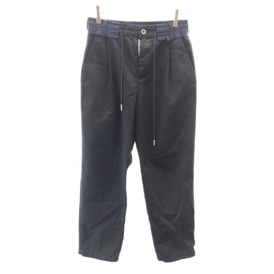 Sacai(サカイ) 21AW Chino × Grosgrain Pants チノ グログラン ワイドテーパードパンツ  :1021K220007:BRING Yahoo!ショップ - 通販 - Yahoo!ショッピング