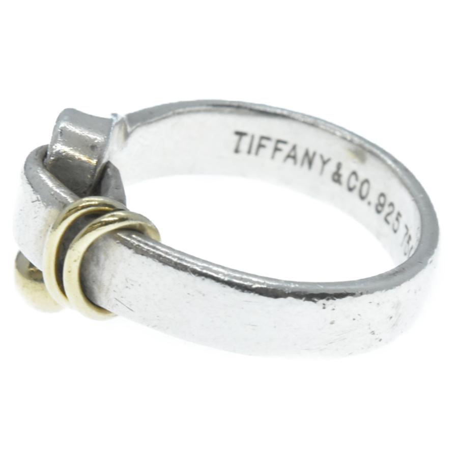 TIFFANY & Co.(ティファニー)フック&アイ リング コンビ 925×K18 7号