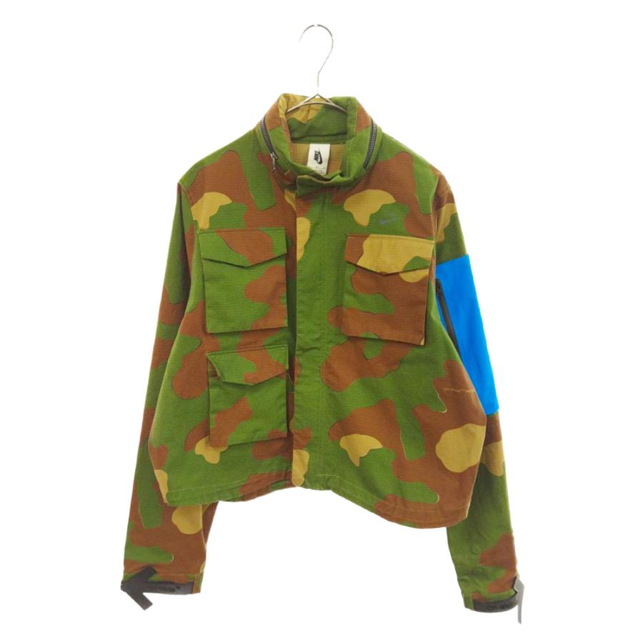 オフホワイト 20SS×ナイキ ウィメンズ カモジャケット カーキ オフホワイト 20SS×ナイキ ウィメンズ カモジャケット カーキ