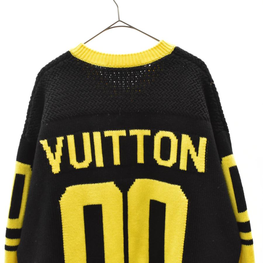 フラワーB ブルーグレイ Louis Vuitton 22SS インタルシアフットボールニット ルイヴィトン 22SS チャンキーインタルシア フットボール Tシャツ 半袖 M