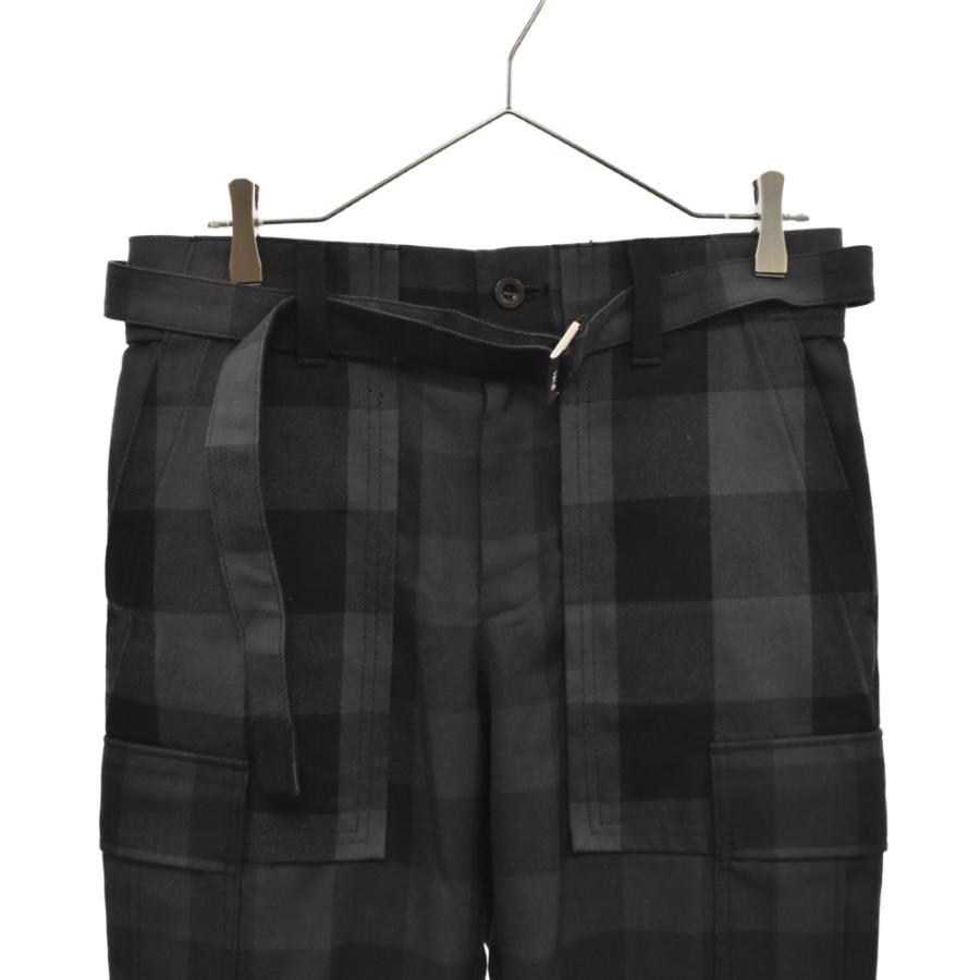 サカイ 22SS Buffalo Check Pants 22-02701M バッファローチェック