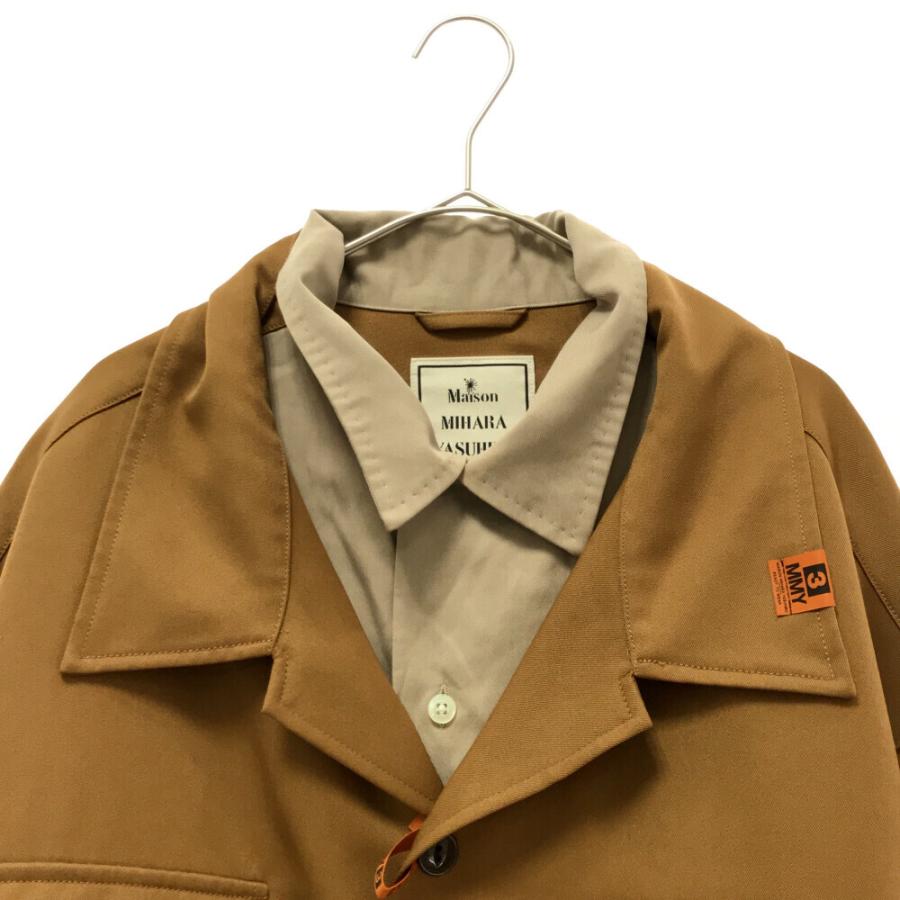ミハラヤスヒロ 21AW Double Layered Work Shirt ドッキングダブル 