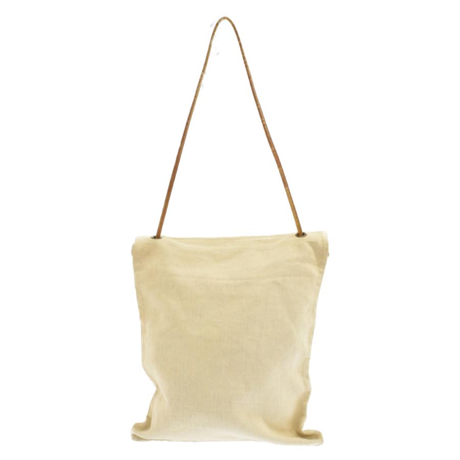 HERMES (エルメス) アリーヌ GM キャンバス ショルダーバッグ ベージュ 