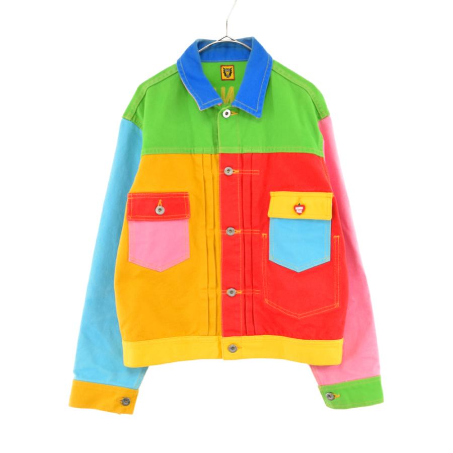 HUMAN MADE ヒューマンメイド マルチカラーパッチワークデニム HUMAN MADE ヒューマンメイド マルチカラーパッチワークデニム