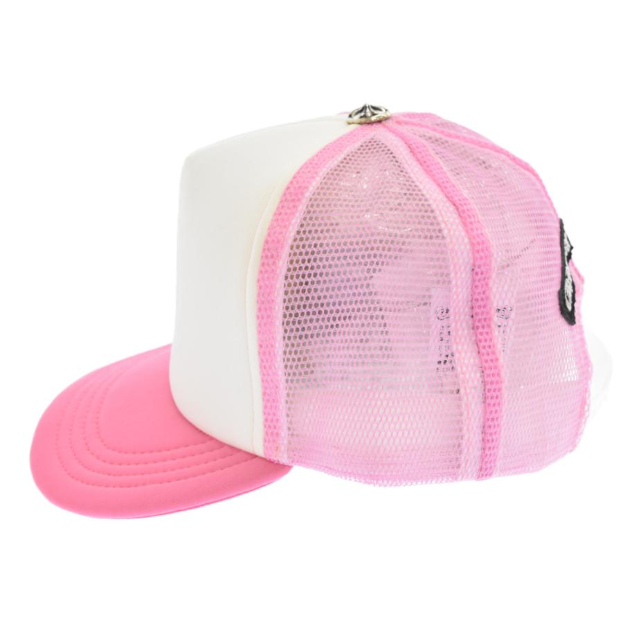 ピンク ホワイト トラッカーキャップ　クロムハーツ　帽子　メッシュキャップ CHROME HEARTS クロムハーツ 帽子 TRUCKER CAP/トラッカー