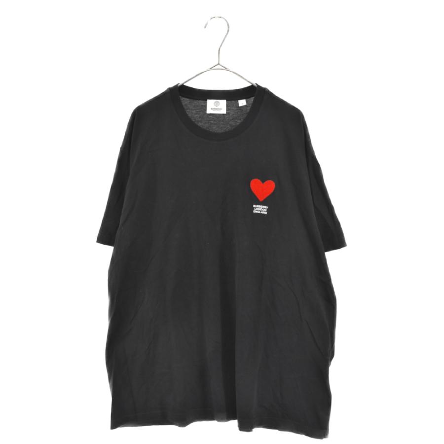 BURBERRY バーバリー 21SS 8046034 ハート刺繍半袖Tシャツ BURBERRY バーバリー 21SS 8046034 ハート刺繍半袖Tシャツ