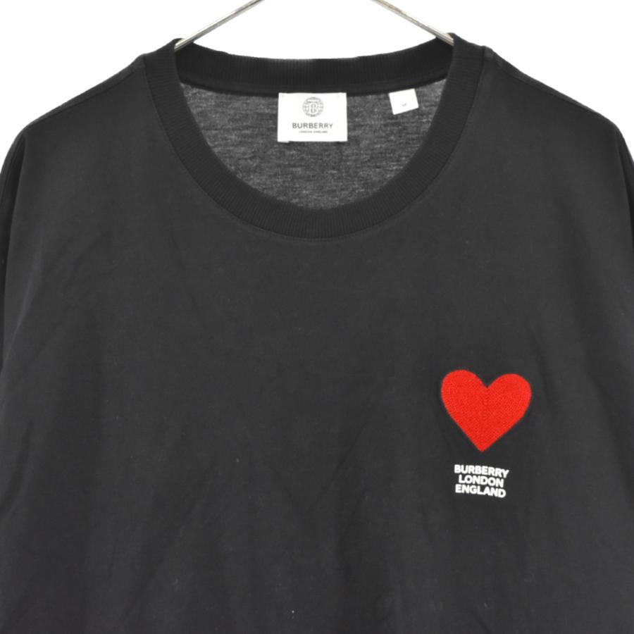 BURBERRY バーバリー 21SS 8046034 ハート刺繍半袖Tシャツ BURBERRY バーバリー 21SS 8046034 ハート刺繍半袖Tシャツ