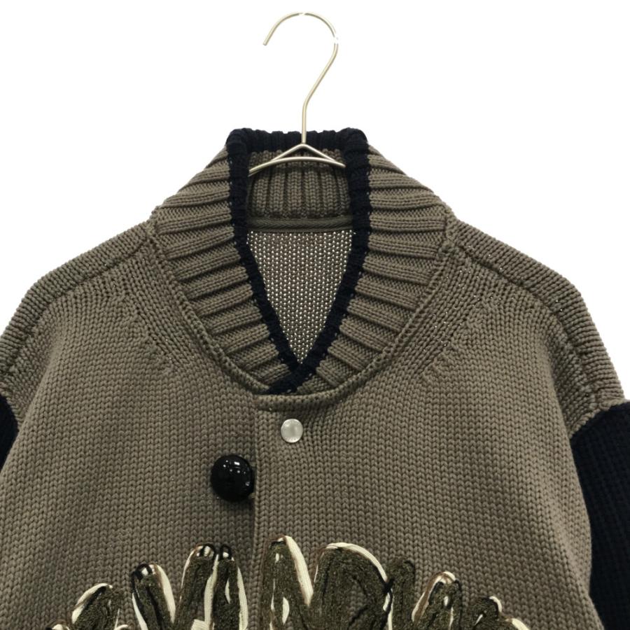 sacai Sacai サカイ 23SS Eric Haze Code Embroidery Knit sacai Sacai サカイ 23SS Eric Haze Code Embroidery Knit