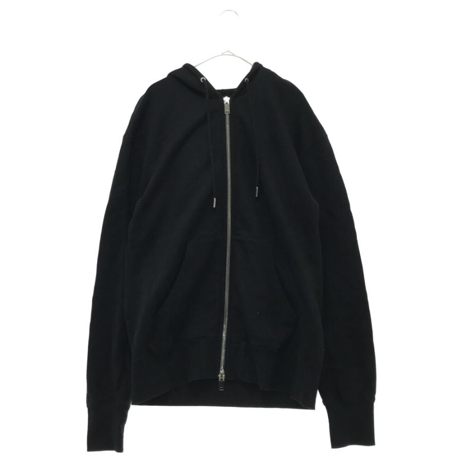 FIXER フィクサー Zip up hoodie FPK01 フードロゴ バックプリント ジップアップパーカー ブラック
