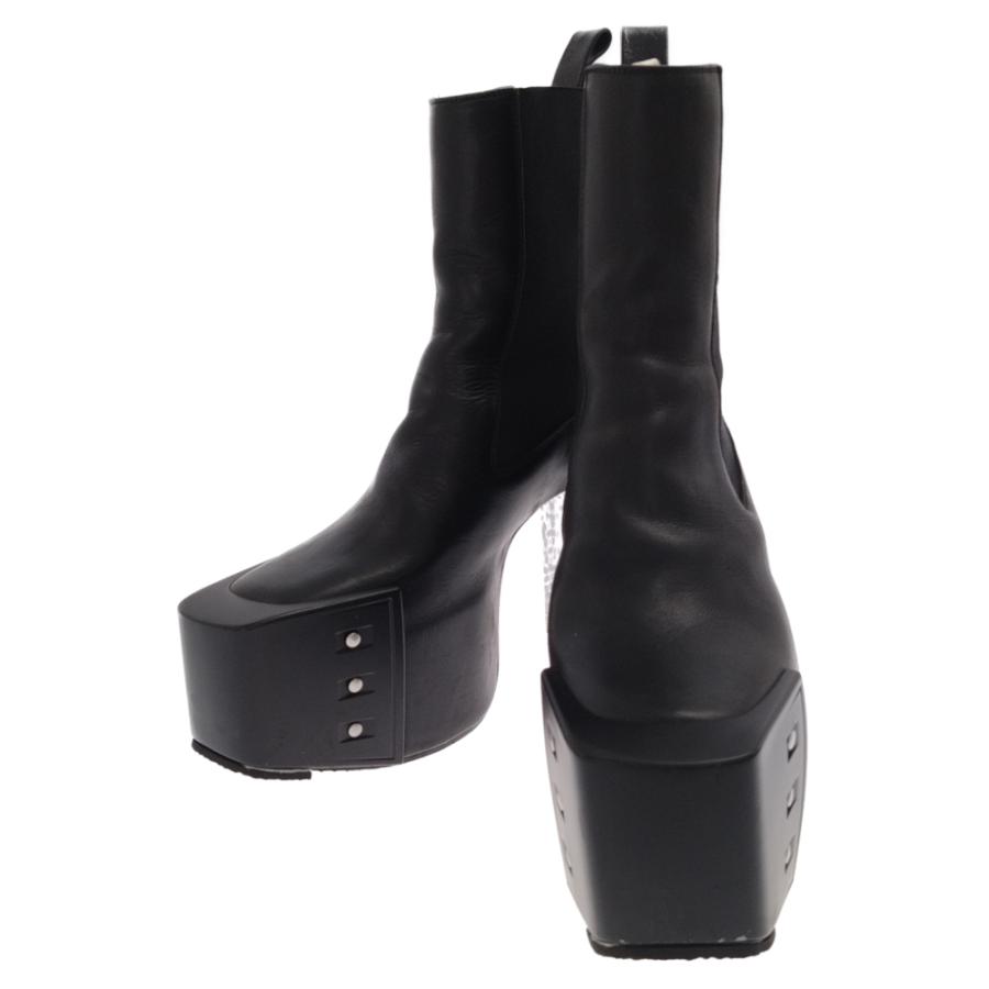 Rick Owens リックオウエンス Grill Kiss Boots RU02A5825 グリルキスブーツ チャンキーソール ブラック サイドゴア