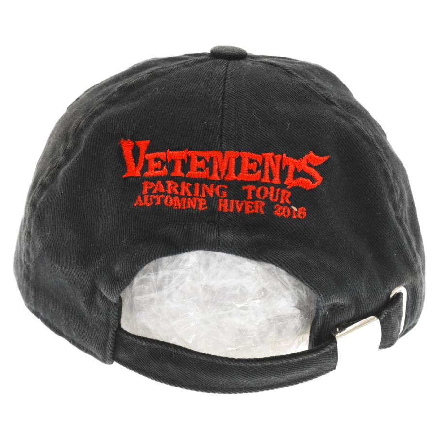 VETEMENTS ヴェトモン 16AW PARKING TOUR CAP パーキングツアー 