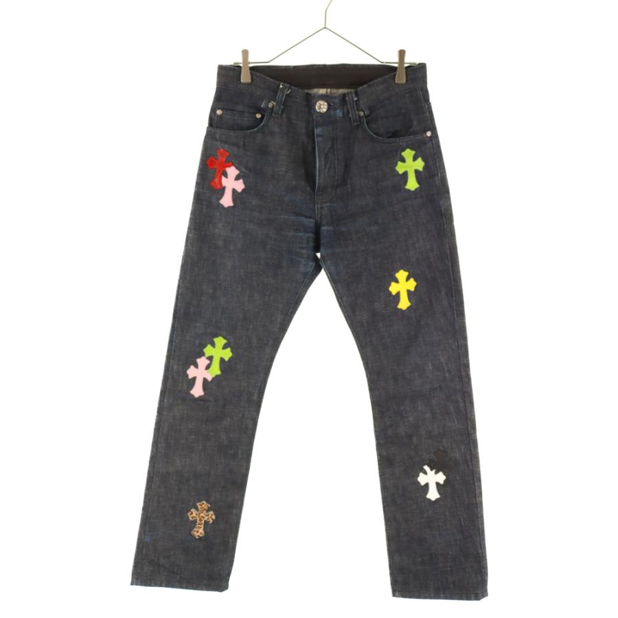CHROME HEARTS クロムハーツ CRSPATCH JEAN 1of1 マルチカラー CHROME HEARTS クロムハーツ CRSPATCH JEAN 1of1 マルチカラー
