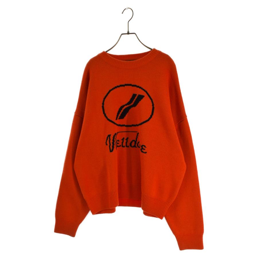 WE11DONE we11done ウェルダン ORANGE LOGO SWEATER WD-KO8-20-507-U  
