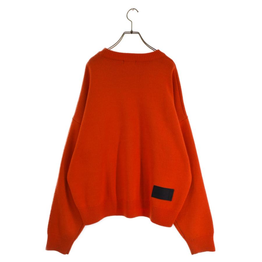 WE11DONE we11done ウェルダン ORANGE LOGO SWEATER WD-KO8-20-507-U  