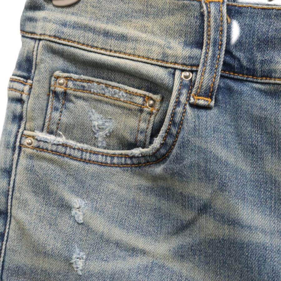 AMIRI アミリ クラッシュ加工 スキニーストレッチデニムパンツ AMIRI アミリ クラッシュ加工 スキニーストレッチデニムパンツ