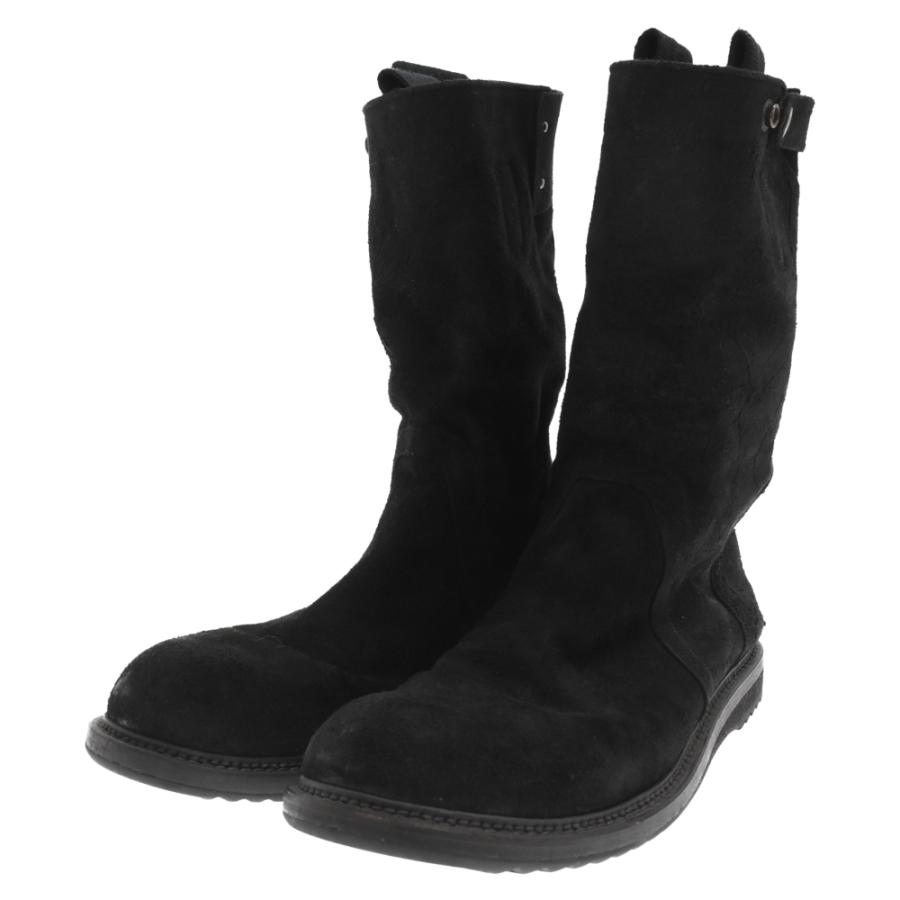 Rick Owens リックオウエンス エンジニアスウェードレザーロングブーツ 