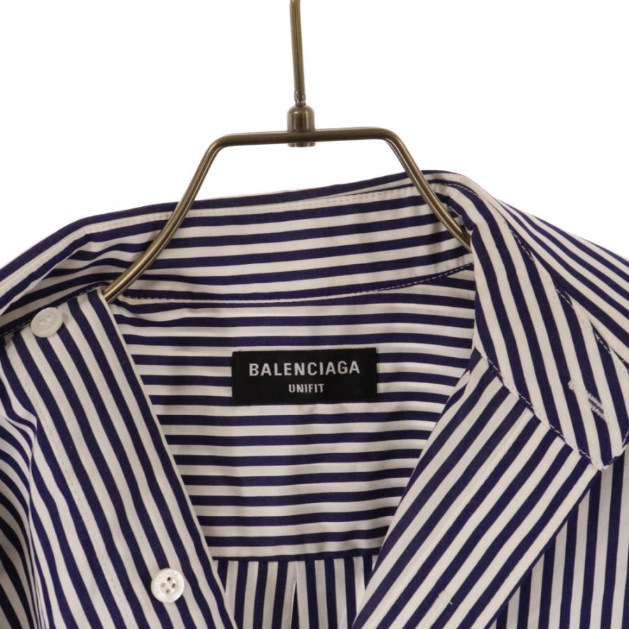 BALENCIAGA バレンシアガ 21AW ツイステッドストライプ変形長袖 BALENCIAGA バレンシアガ 21AW ツイステッドストライプ変形長袖