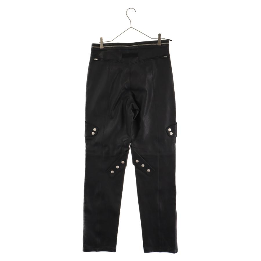 MONCLER モンクレール 1017 ALYX 9SM Zip Trim Leather Pants MONCLER モンクレール 1017 ALYX 9SM Zip Trim Leather Pants