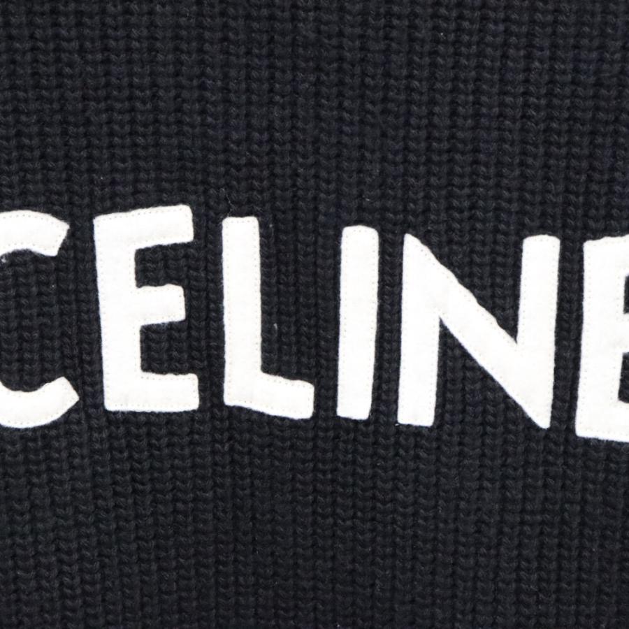 CELINE セリーヌ 21AW フロントロゴニットプルオーバーパーカー 