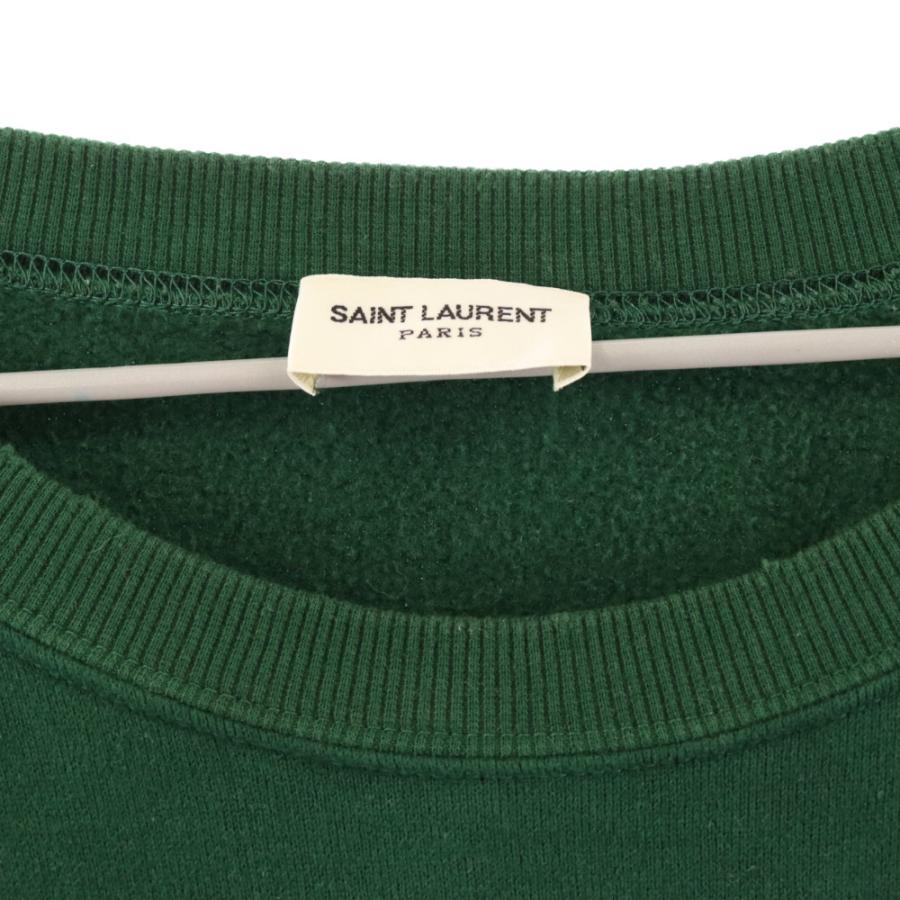 SAINT LAURENT PARIS サンローランパリ 22SS Sweatshirt Vert SAINT LAURENT PARIS サンローランパリ 22SS Sweatshirt Vert