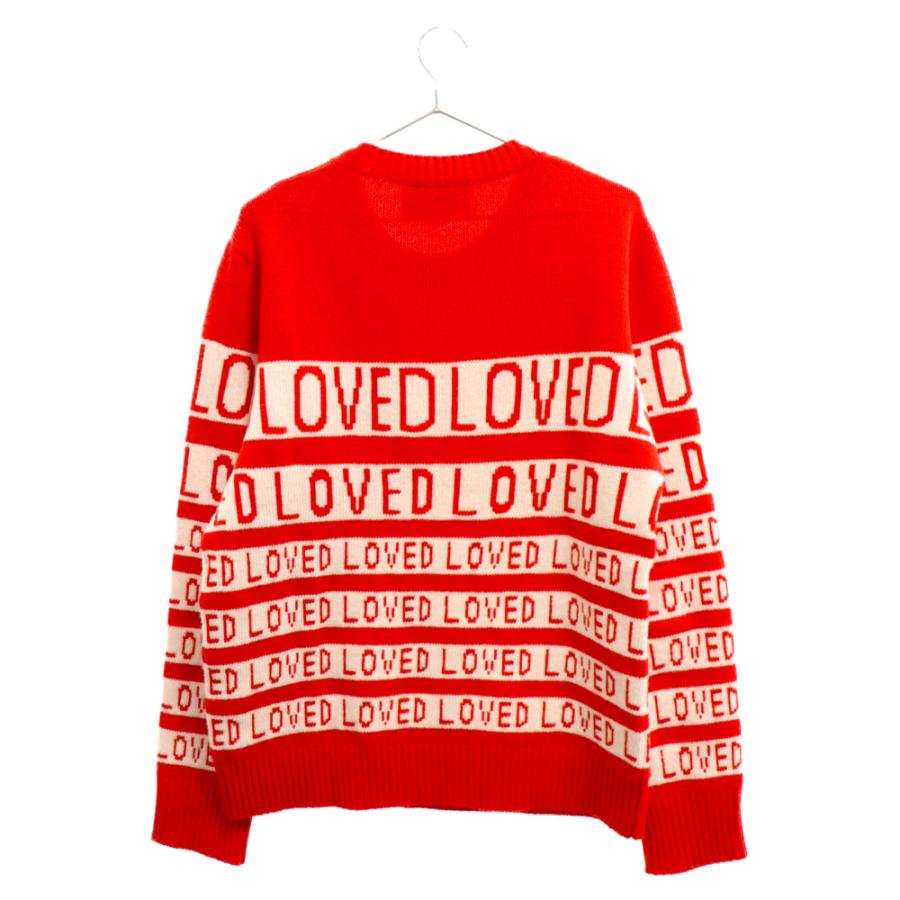 GUCCI グッチ WOOL LOVED JACQUARD SWEATER ウールラブ総柄ロゴ GUCCI グッチ WOOL LOVED JACQUARD SWEATER ウールラブ総柄ロゴ