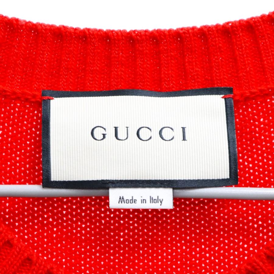 GUCCI グッチ WOOL LOVED JACQUARD SWEATER ウールラブ総柄ロゴ GUCCI グッチ WOOL LOVED JACQUARD SWEATER ウールラブ総柄ロゴ