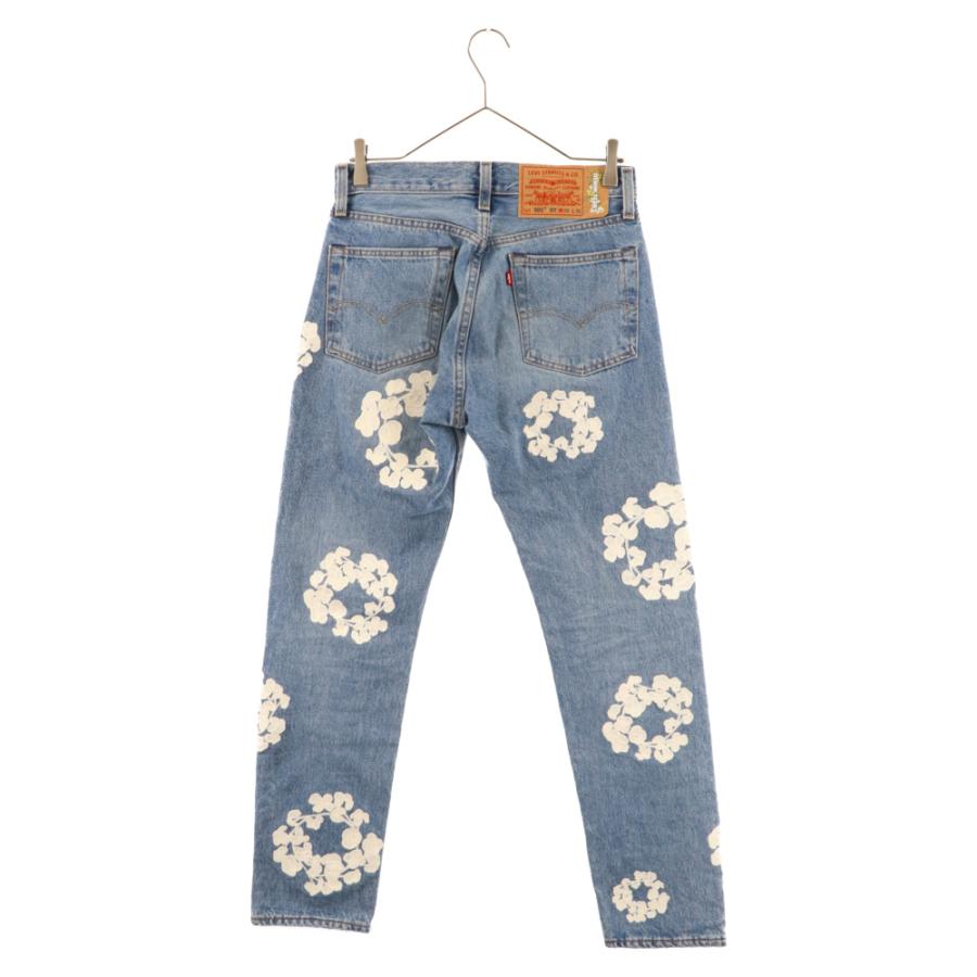デニムティアーズ×LEVI'S 501 フラワー刺繍デニムパンツ デニムティアーズ×LEVI'S 501 フラワー刺繍デニムパンツ