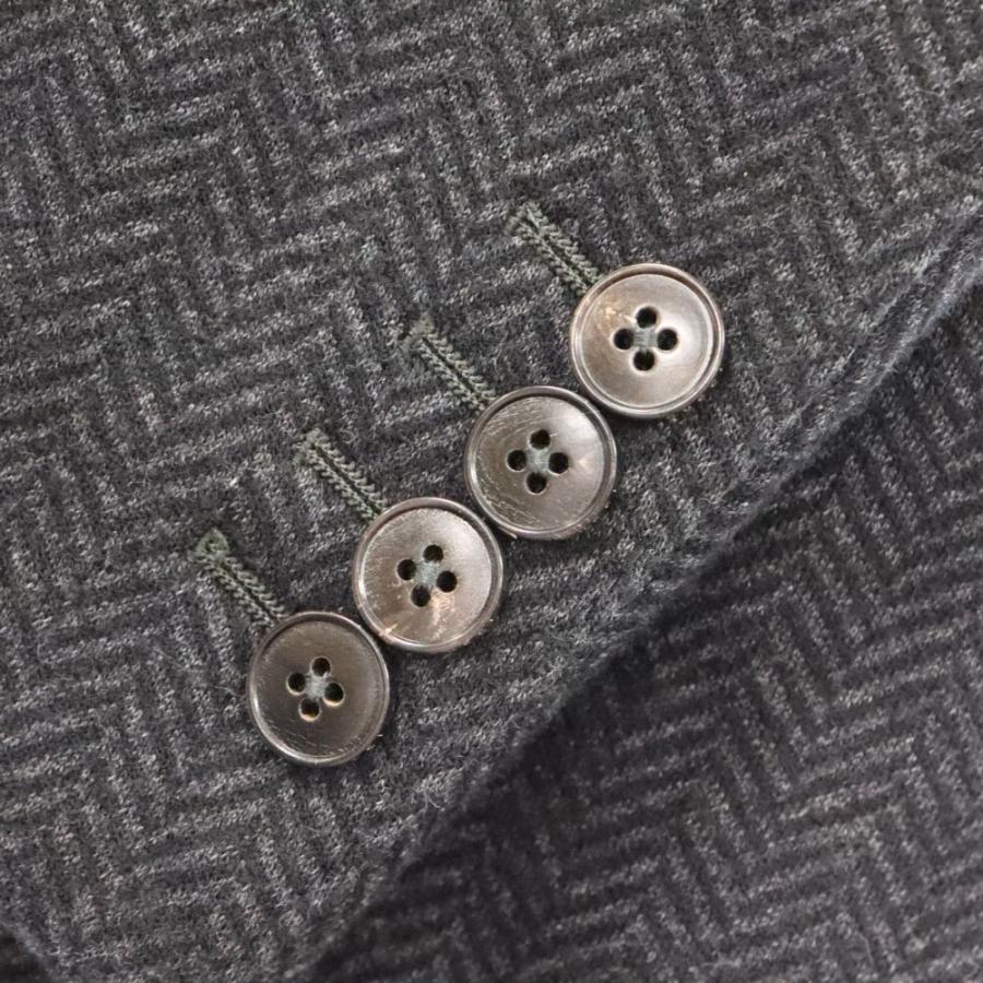 GUCCI グッチ ヘリンボーン 2Bテーラードジャケット センタープレス 