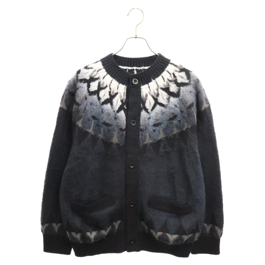 sacai Sacai サカイ 24SS Jacquard Knit Cardigan ジャガード sacai Sacai サカイ 24SS Jacquard Knit Cardigan ジャガード