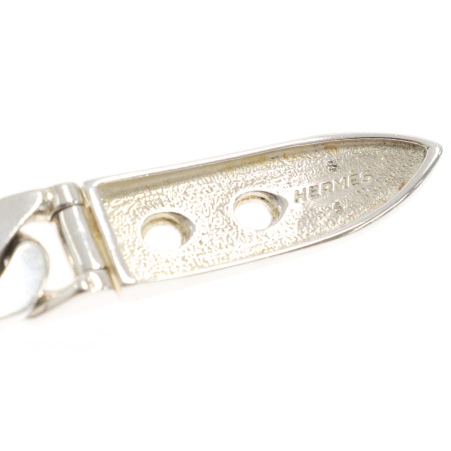 HERMES エルメス ブックルセリエ MM 喜平ネックレス シルバー HERMES エルメス ブックルセリエ MM 喜平ネックレス シルバー