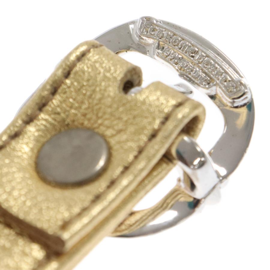 クロムハーツ　レザーブレスレット クロスチャーム付き クロムハーツ レザーブレスレット クロスチャーム付き 楽天市場