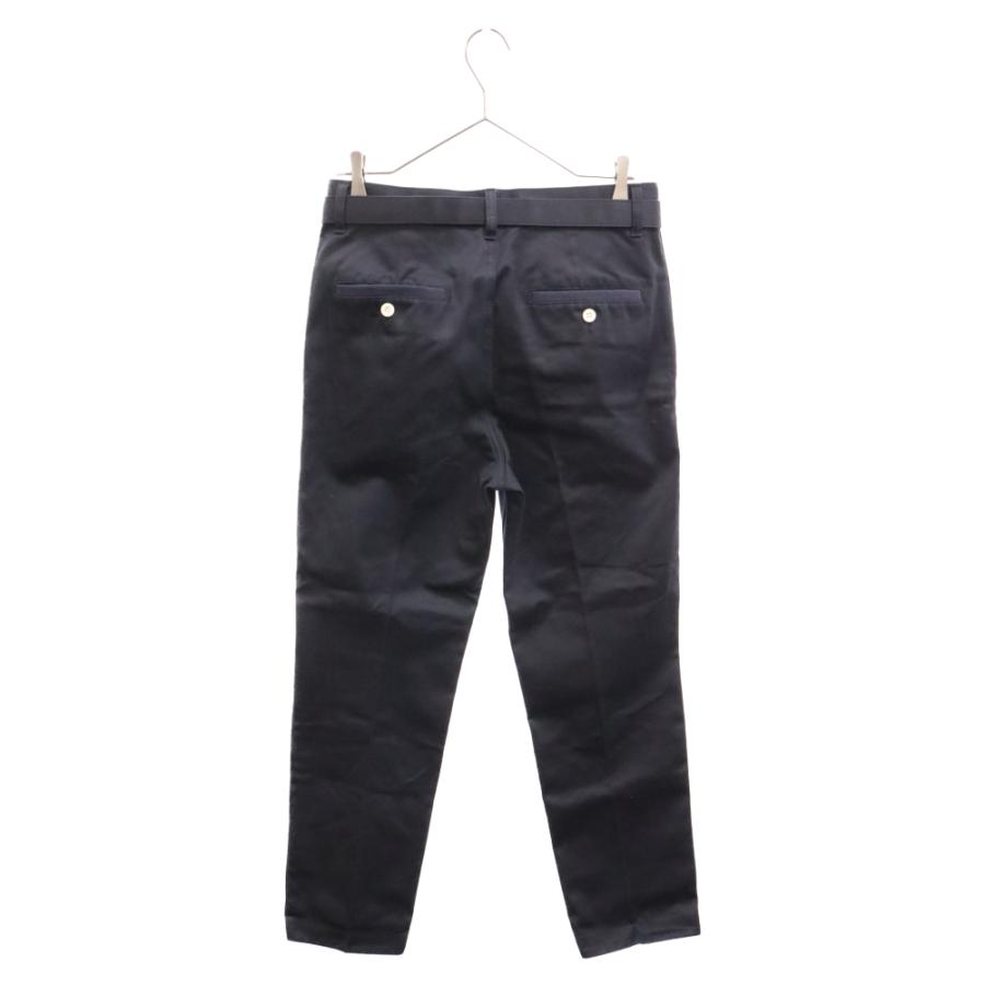 sacai Sacai サカイ Cotton Chino Pants Navy ベルテッド sacai Sacai サカイ Cotton Chino Pants Navy ベルテッド