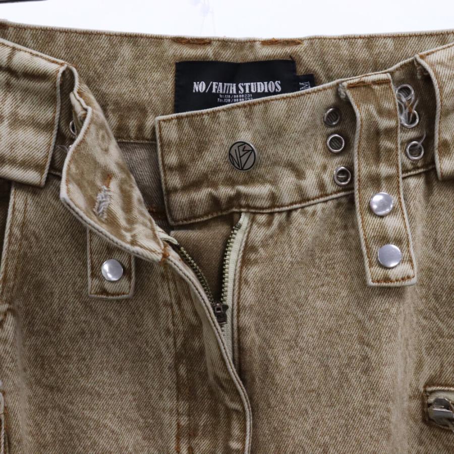 NO/FAITH STUDIOS ノーフェイス ストゥディオス CARGO DENIM PANTS