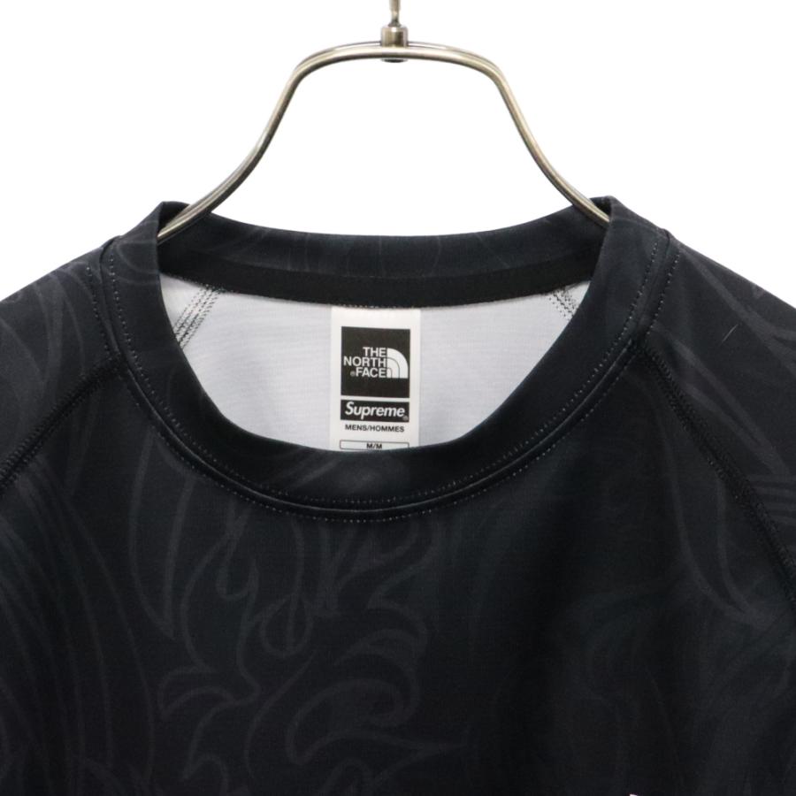 SUPREME シュプリーム 22AW×THE NORTH FACE Base Layer L/S Top ザノースフェイス ベースレイヤー長袖Tシャツ ブラック NU52210I｜shopbring｜03