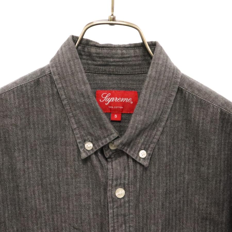 Supreme SUPREME シュプリーム 14AW herringbone denim shirts 
