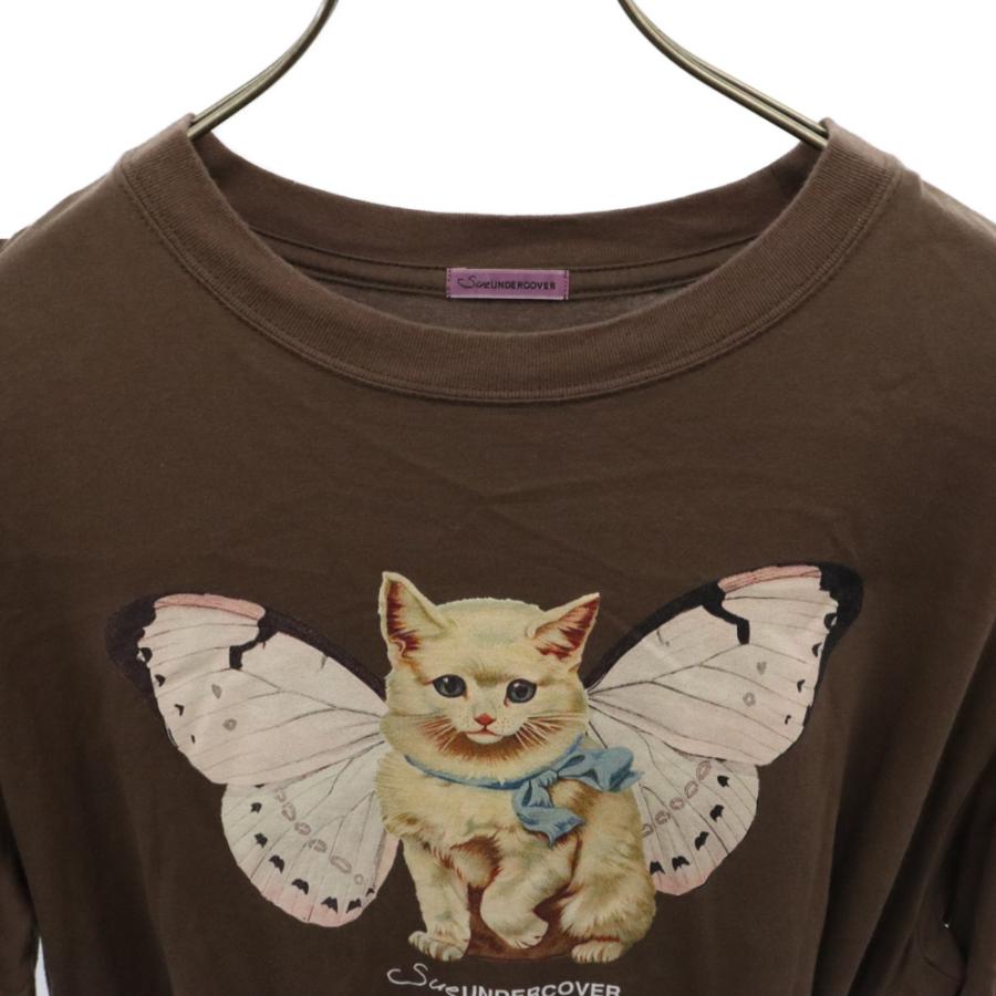 スーアンダーカバー　SueUNDERCOVER 猫　フォト　Tシャツ スーアンダーカバー SueUNDERCOVER 猫 フォト Tシャツ