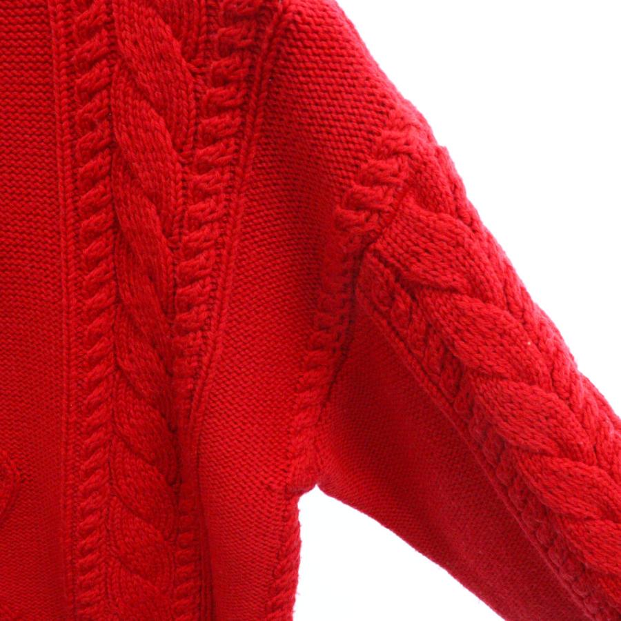 MARINE SERRE ホワイトラインニットセーター