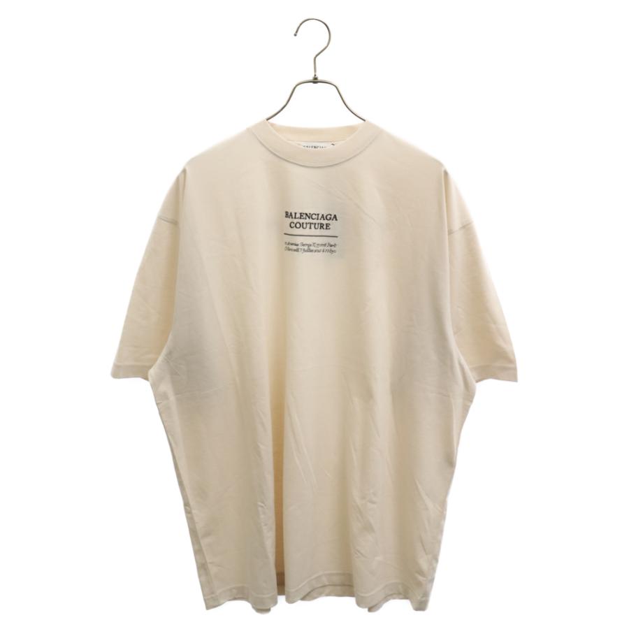BALENCIAGA バレンシアガ 21AW COUTURE BOXY TEE カルチャーボクシー 