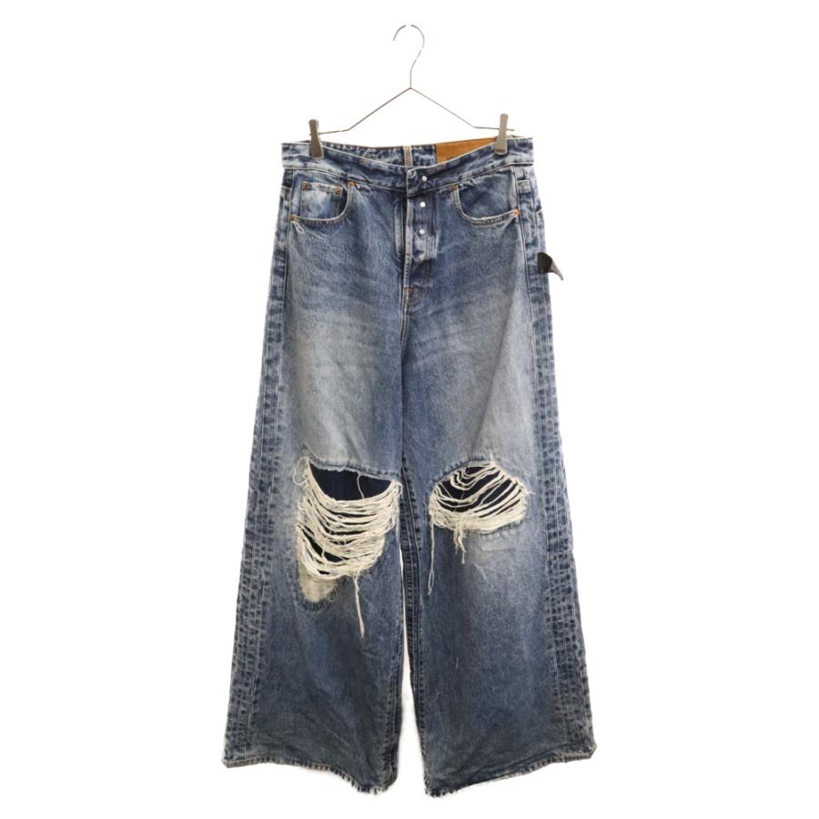 VETEMENTS ヴェトモン 23SS インサイドアウトパッチバギーデニム VETEMENTS ヴェトモン 23SS インサイドアウトパッチバギーデニム