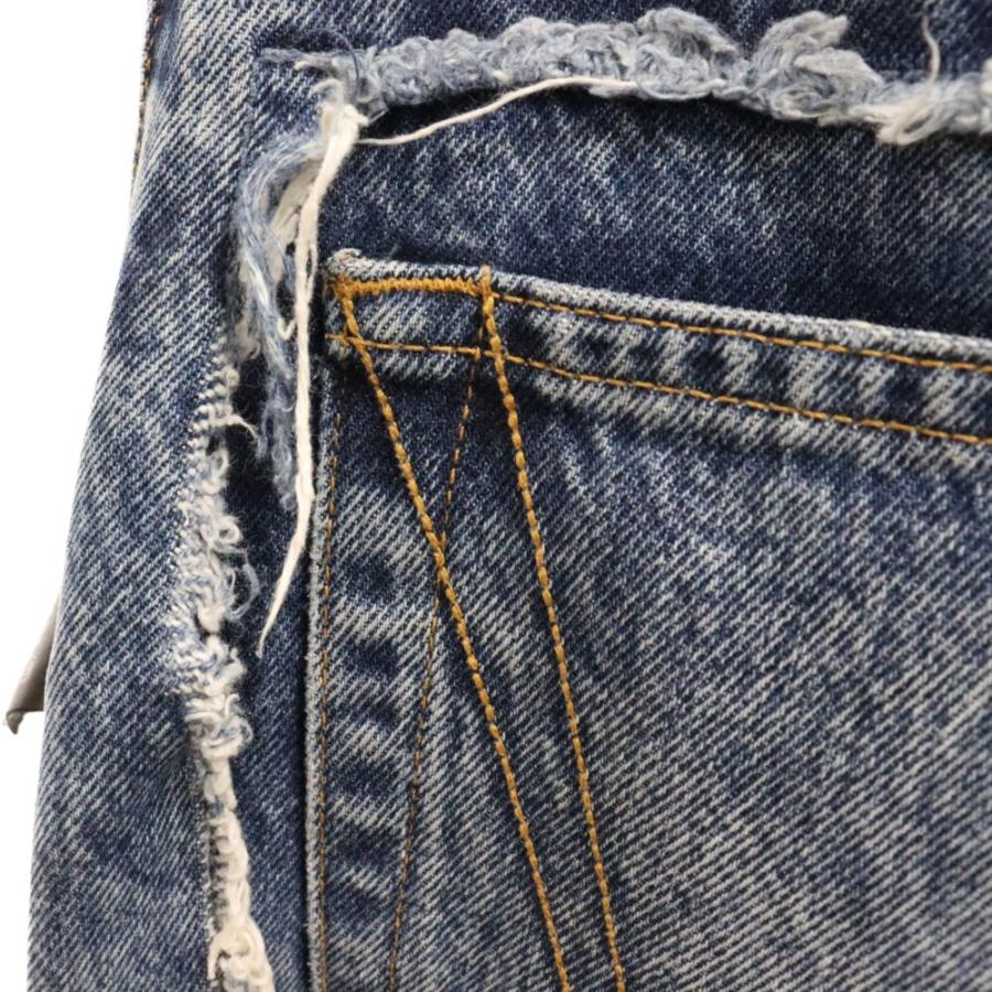 VETEMENTS ヴェトモン 23SS インサイドアウトパッチバギーデニム VETEMENTS ヴェトモン 23SS インサイドアウトパッチバギーデニム