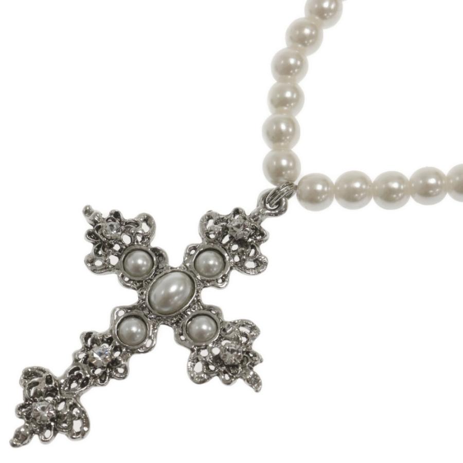 rosen kreuz ローゼンクロイツ pearl cross necklace フェイク rosen kreuz ローゼンクロイツ pearl cross necklace フェイク