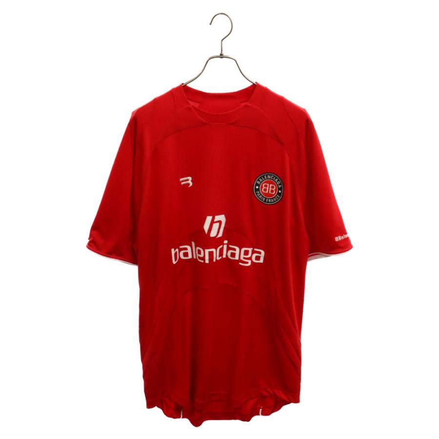 BALENCIAGA バレンシアガ Soccer T-Shirt 641666 TJV05 ロゴ刺繍 BALENCIAGA バレンシアガ Soccer T-Shirt 641666 TJV05 ロゴ刺繍
