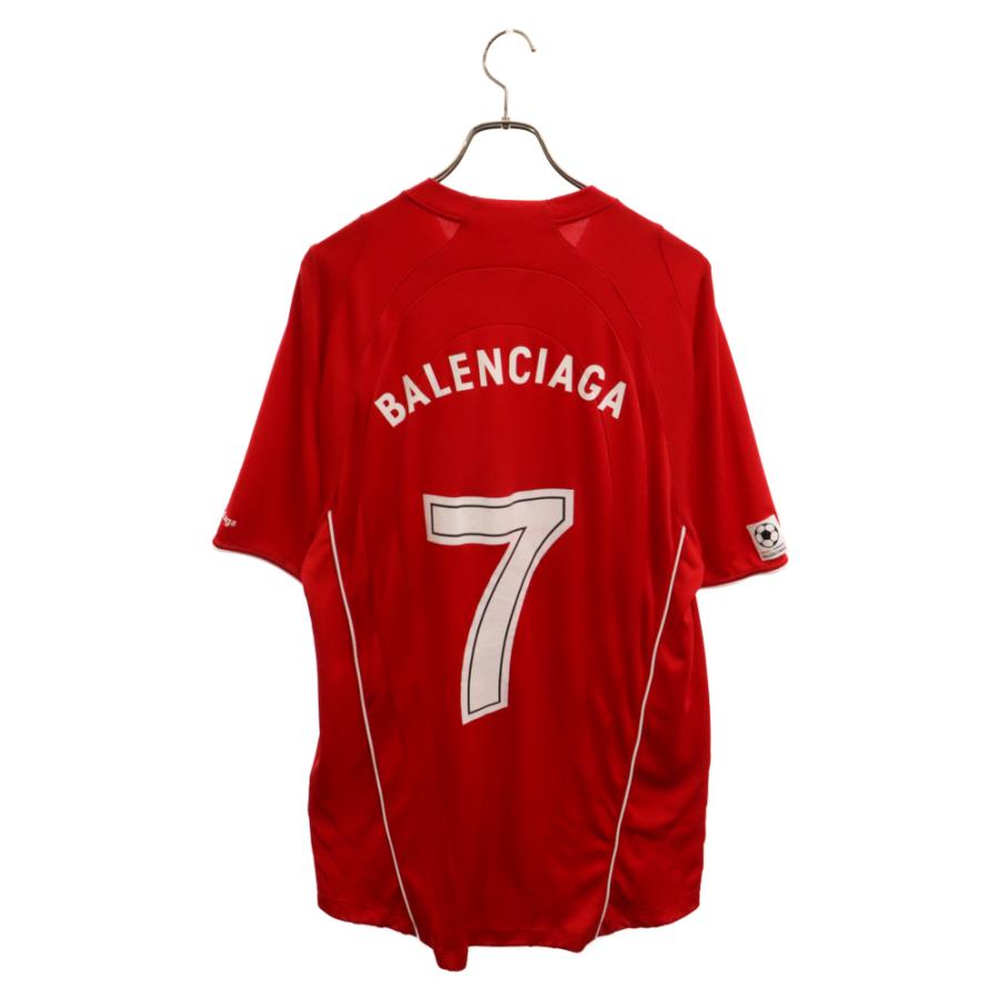 BALENCIAGA バレンシアガ Soccer T-Shirt 641666 TJV05 ロゴ刺繍 BALENCIAGA バレンシアガ Soccer T-Shirt 641666 TJV05 ロゴ刺繍