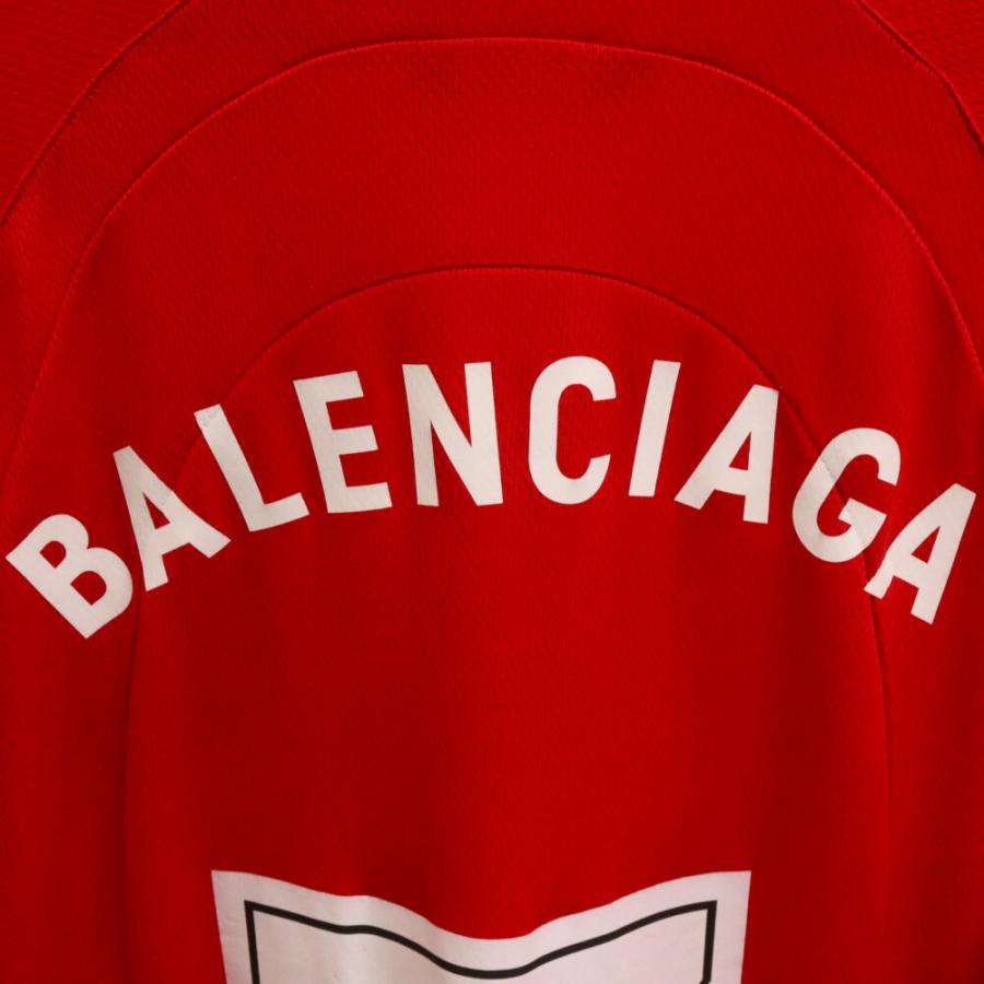 BALENCIAGA バレンシアガ Soccer T-Shirt 641666 TJV05 ロゴ刺繍 BALENCIAGA バレンシアガ Soccer T-Shirt 641666 TJV05 ロゴ刺繍